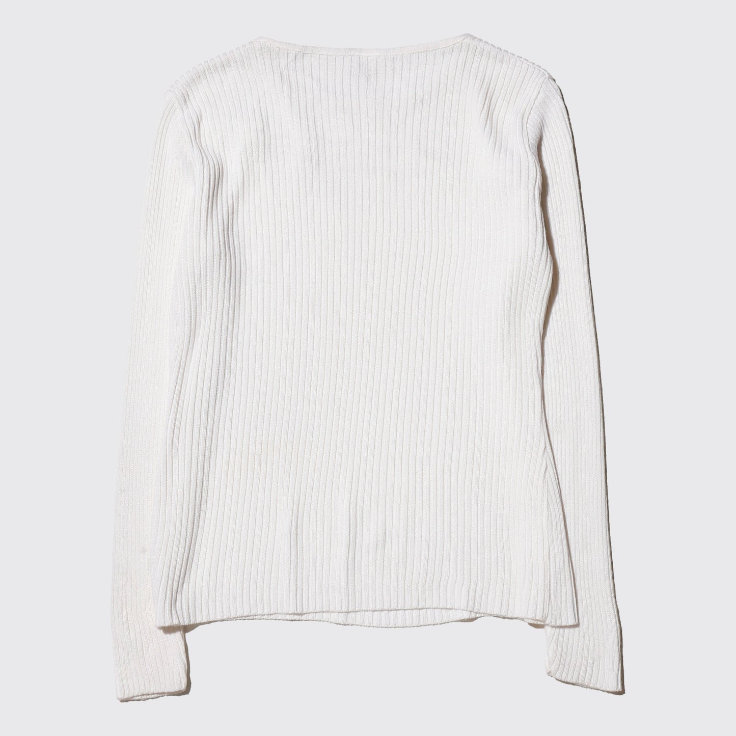 vintage decollete ribbed cut sew