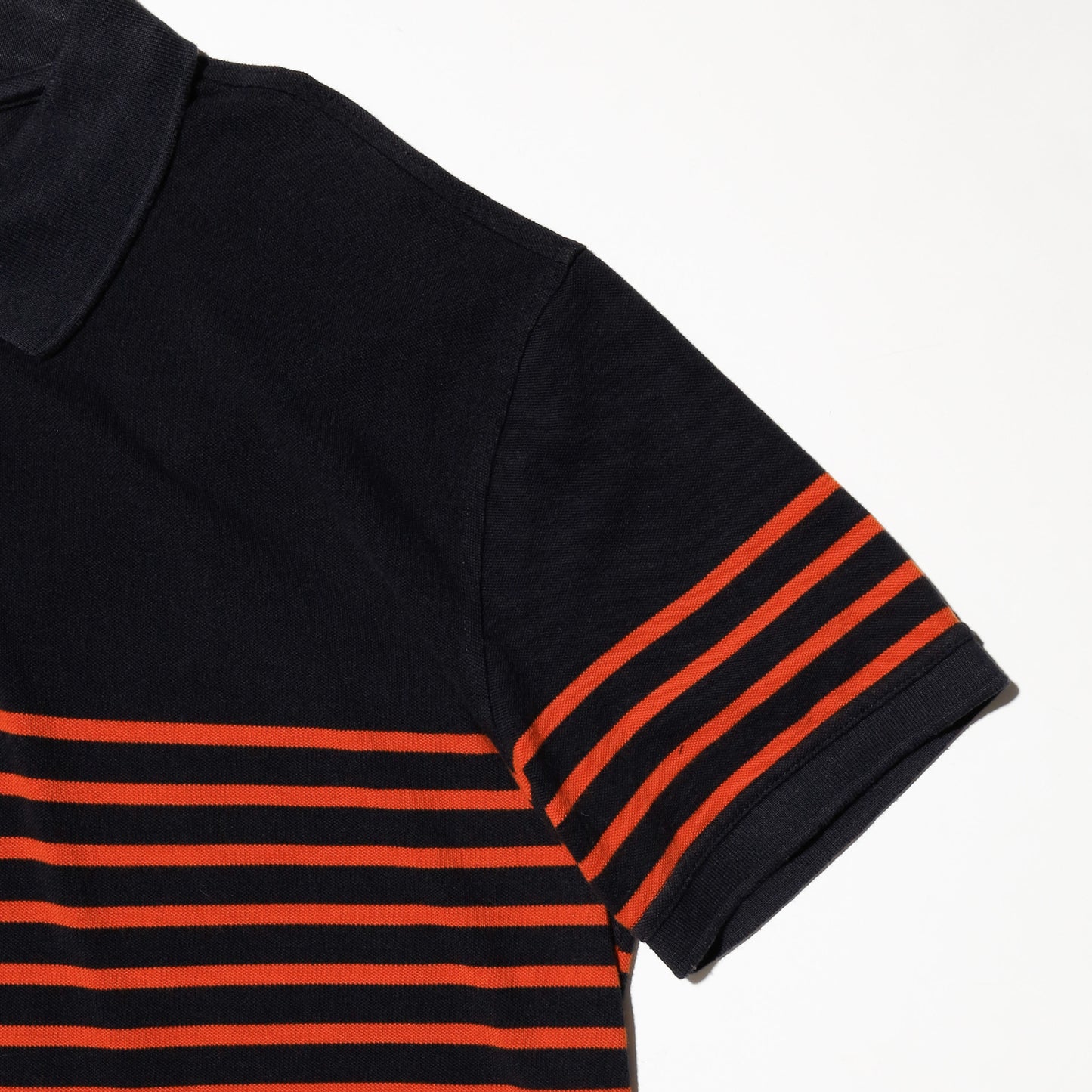 vintage armani jeans border polo h/s