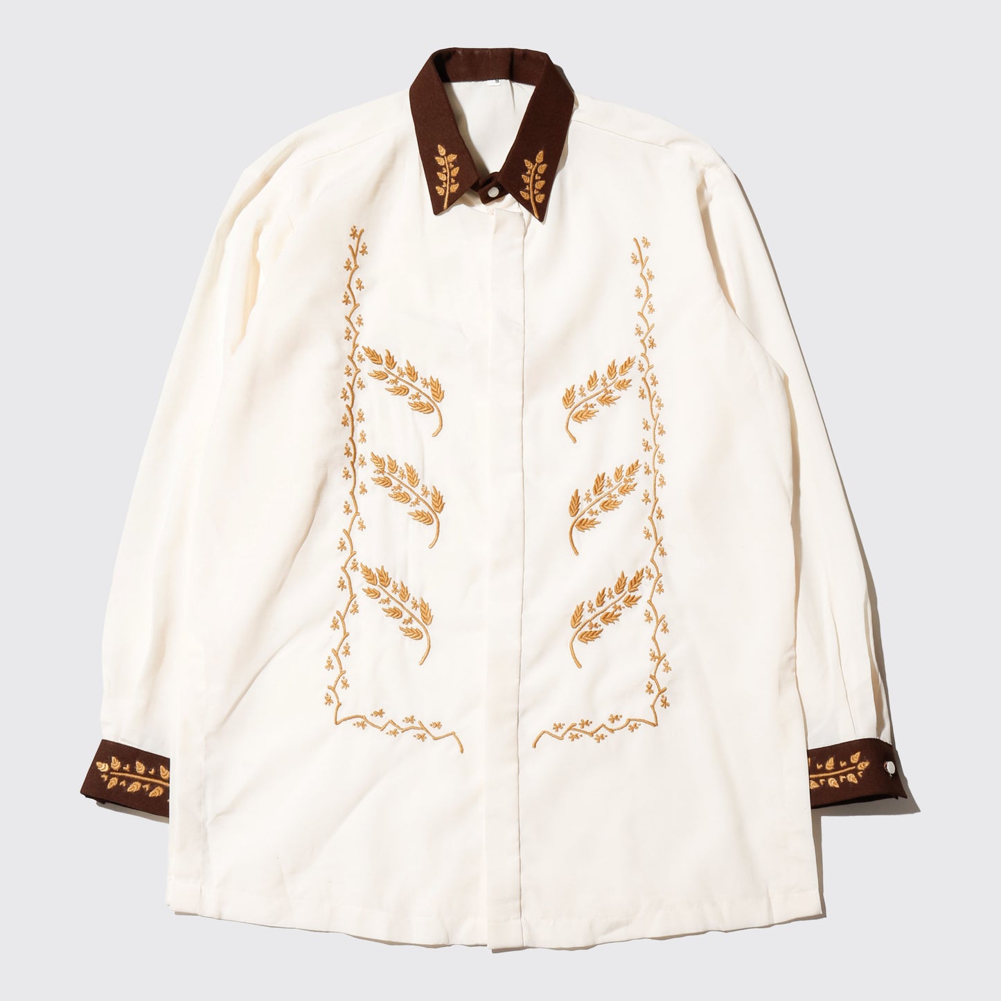 vintage broderied dress shirt