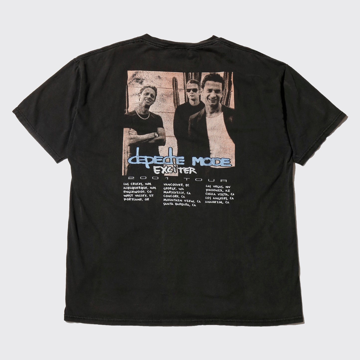 vintage 2001's Depeche Mode "Exciter" tour t-shirt