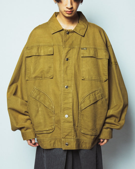 vintage fubu 4p baggy trucker jacket