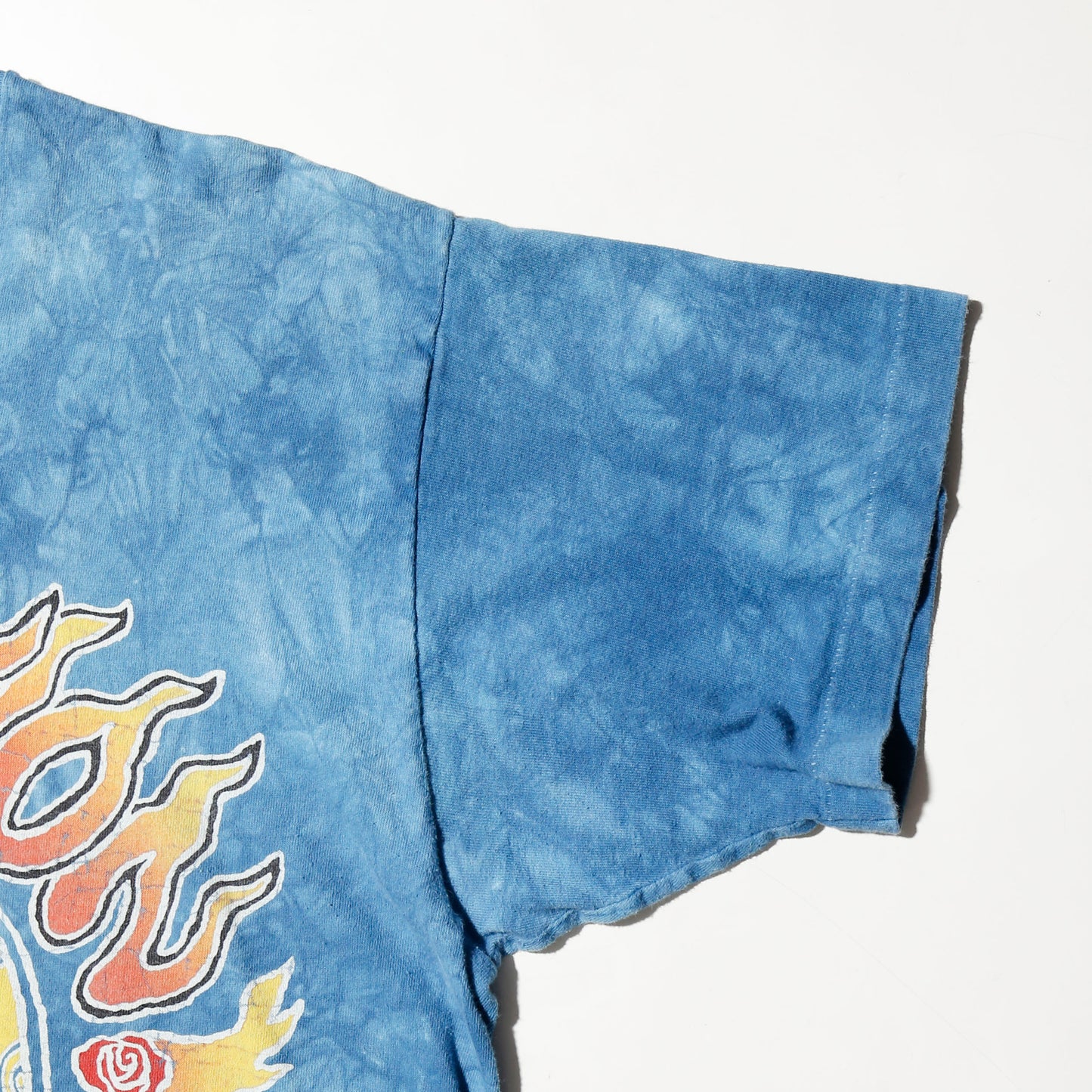vintage 1995's Grateful Dead inspiration bear by david opie t-shirt, body liquid blue
