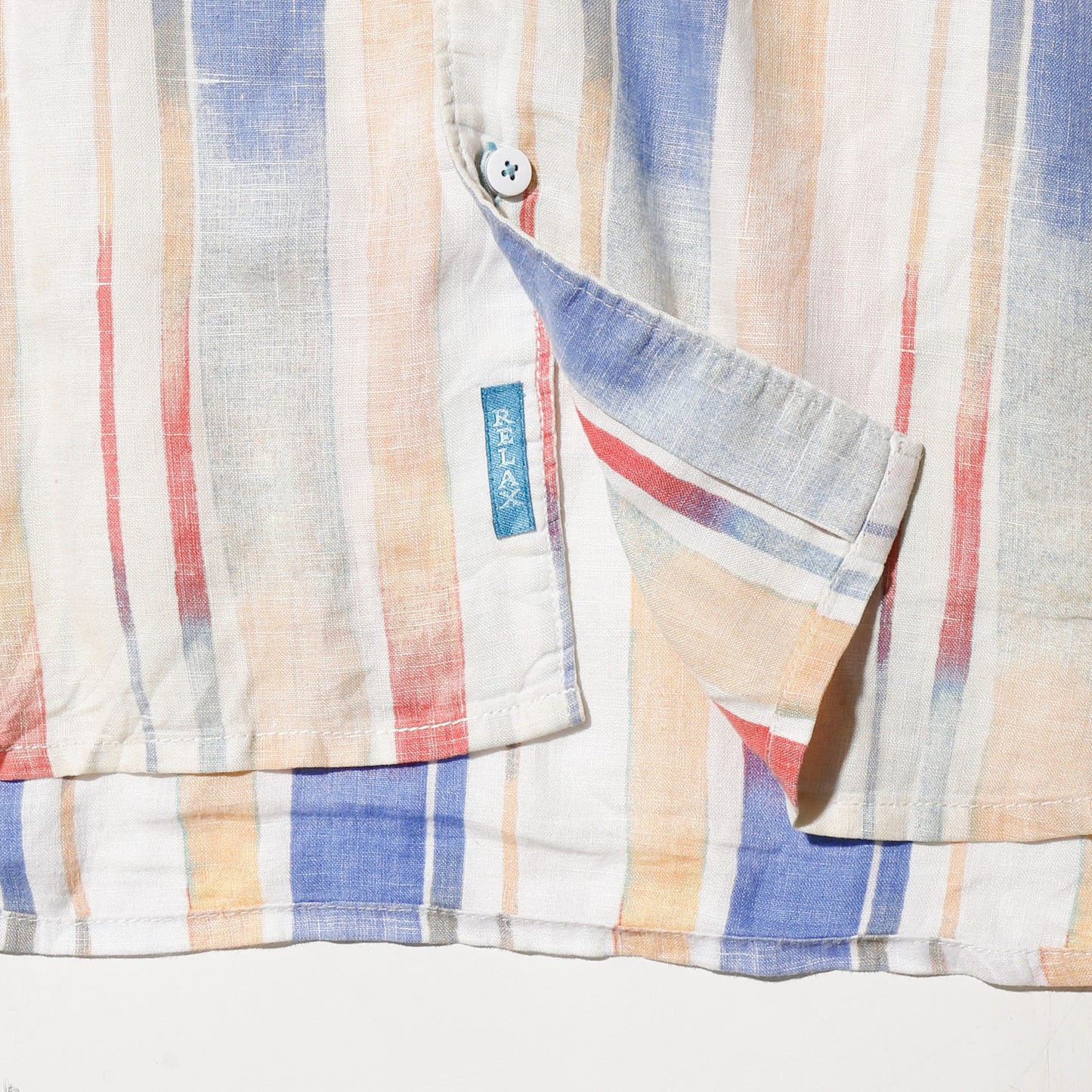 vintage tommy bahama watery stripe linen shirt
