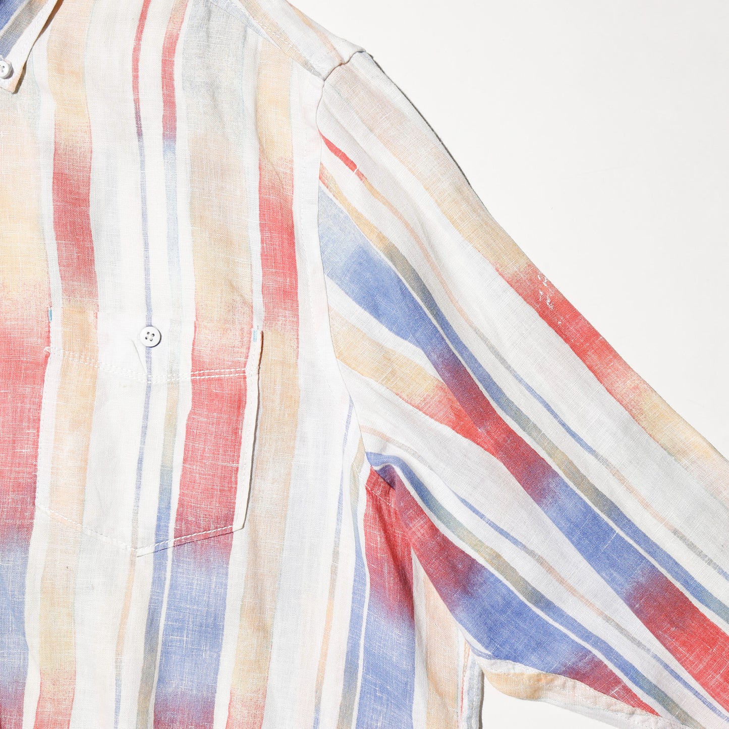 vintage tommy bahama watery stripe linen shirt