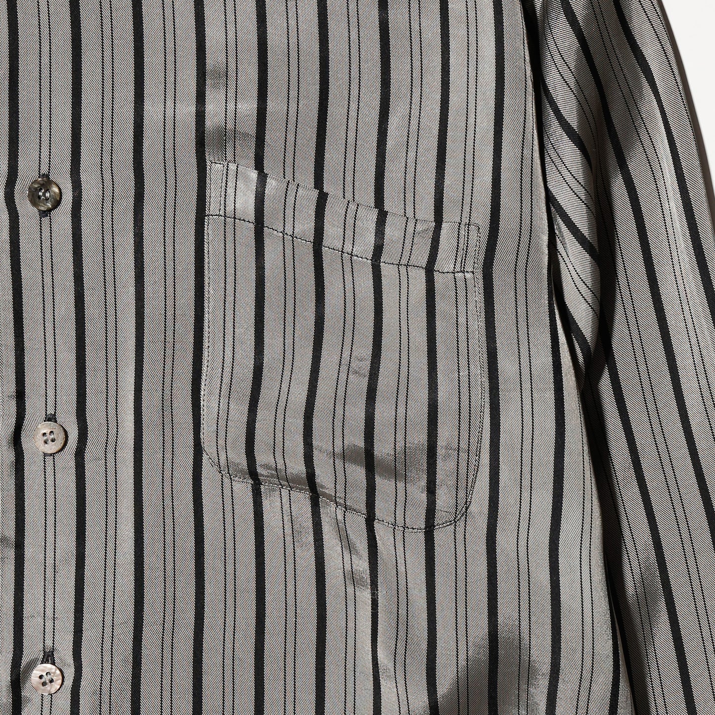 vintage euro metalic stripe shirt