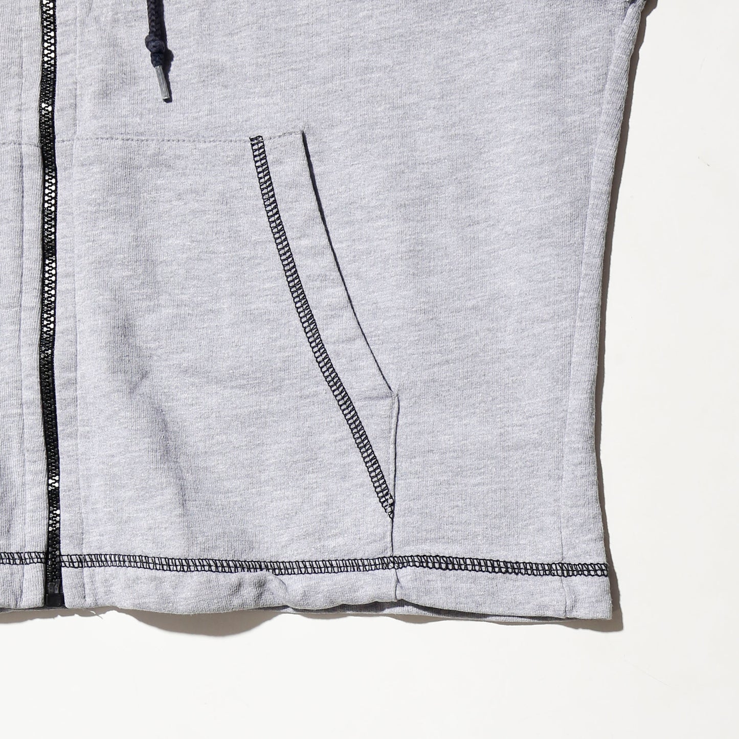 vintage harley-davidson cropped piping hoodie