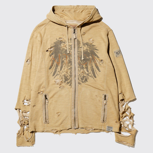 *one-off nautica feather broken hoodie