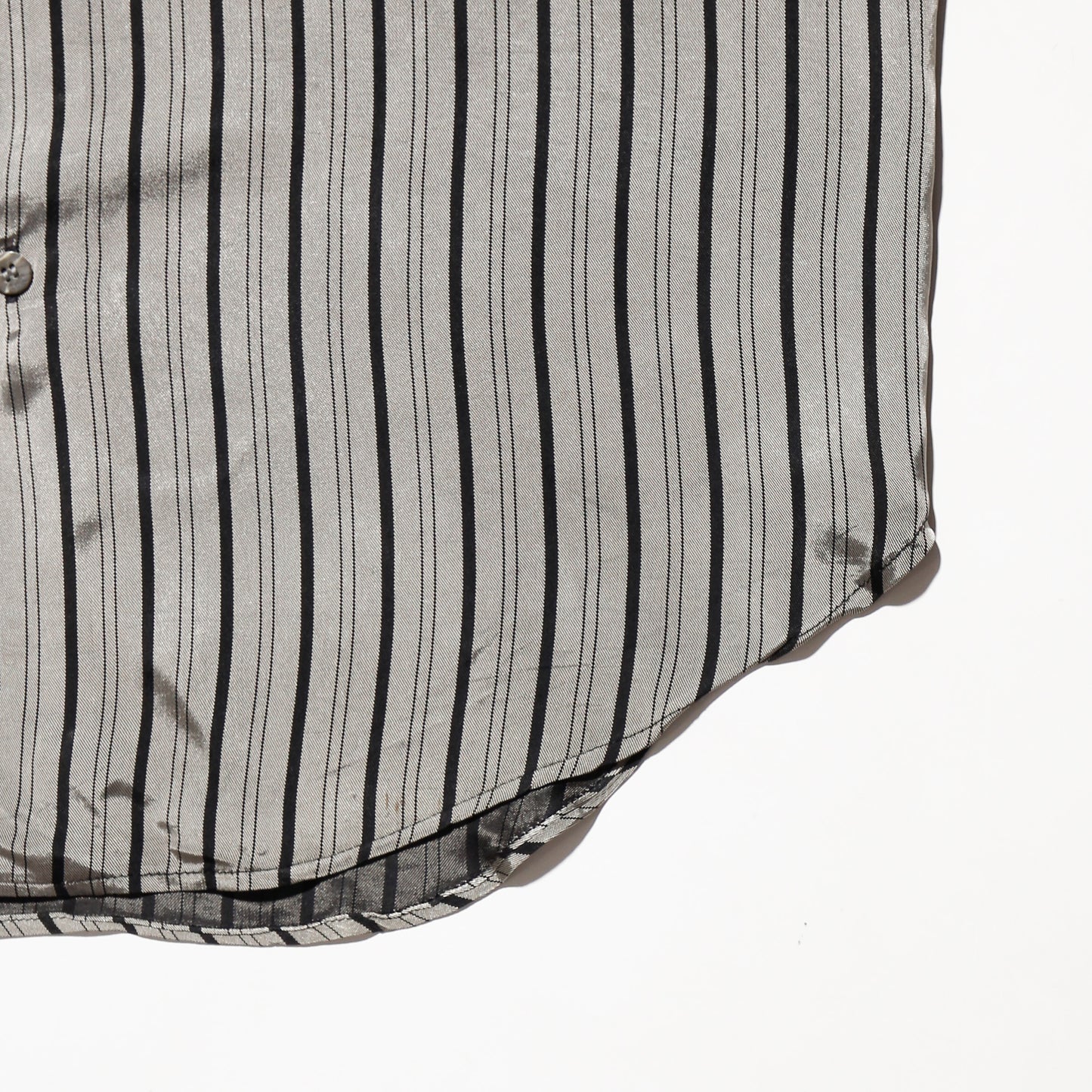 vintage euro metalic stripe shirt
