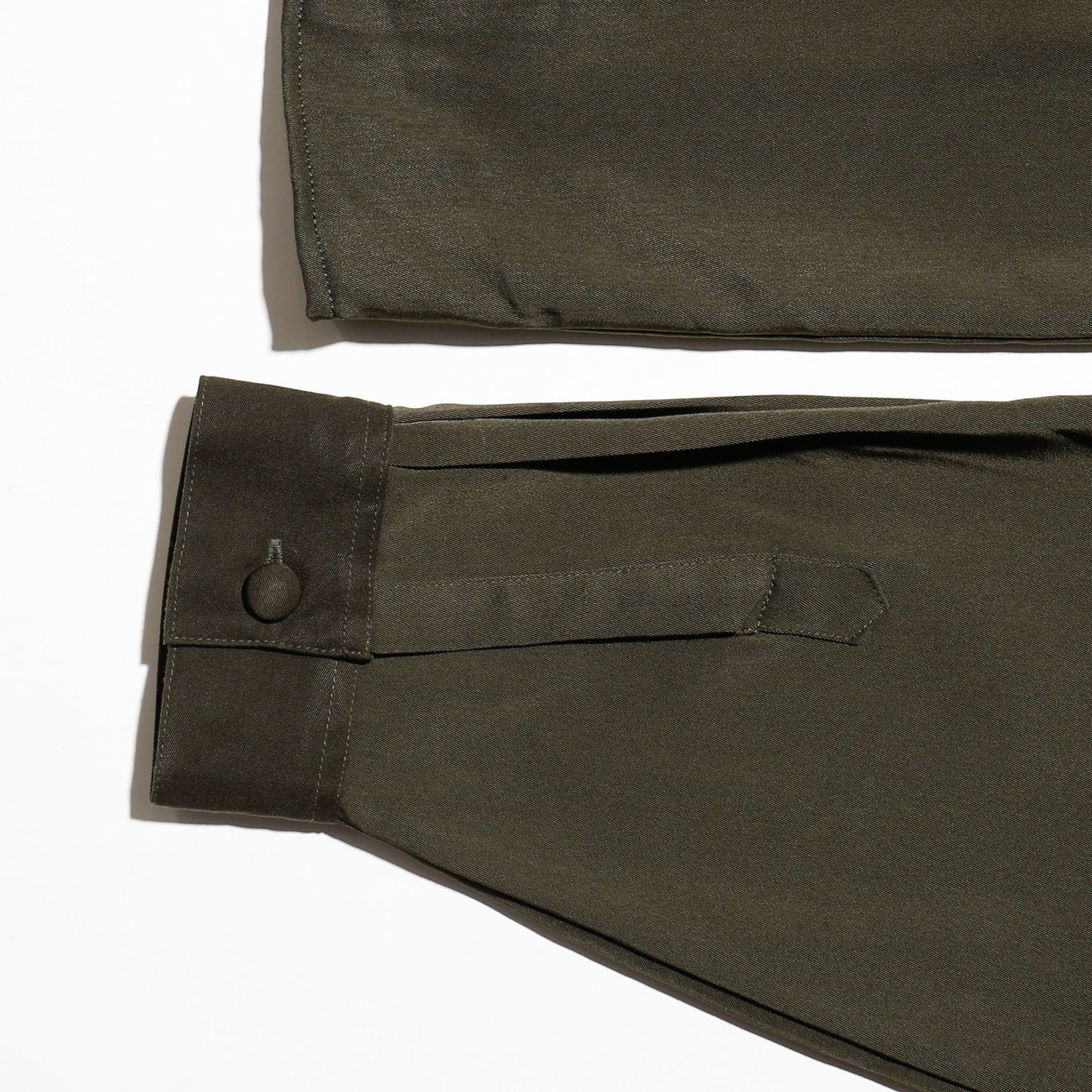 *one-off cropped bowtie gabardine shirt