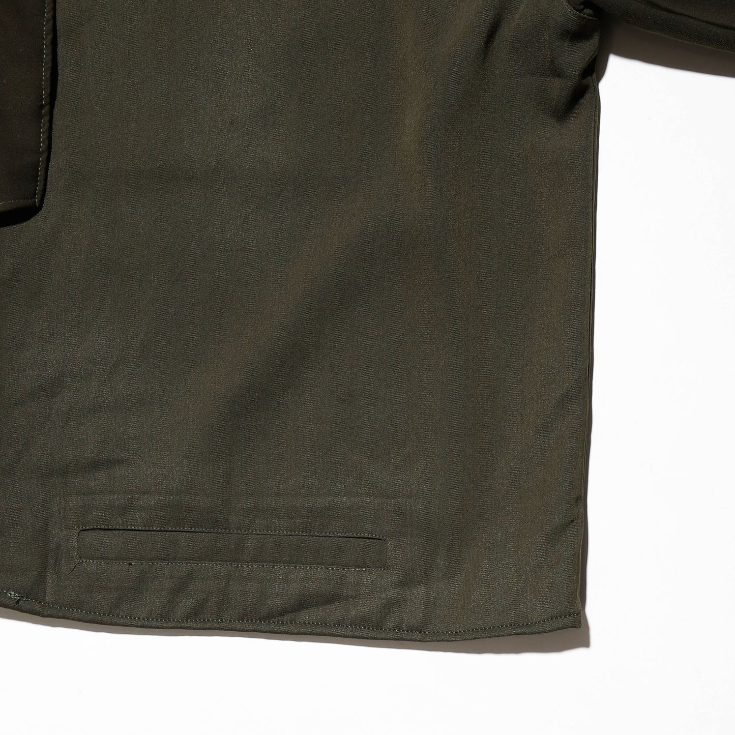 *one-off cropped bowtie gabardine shirt