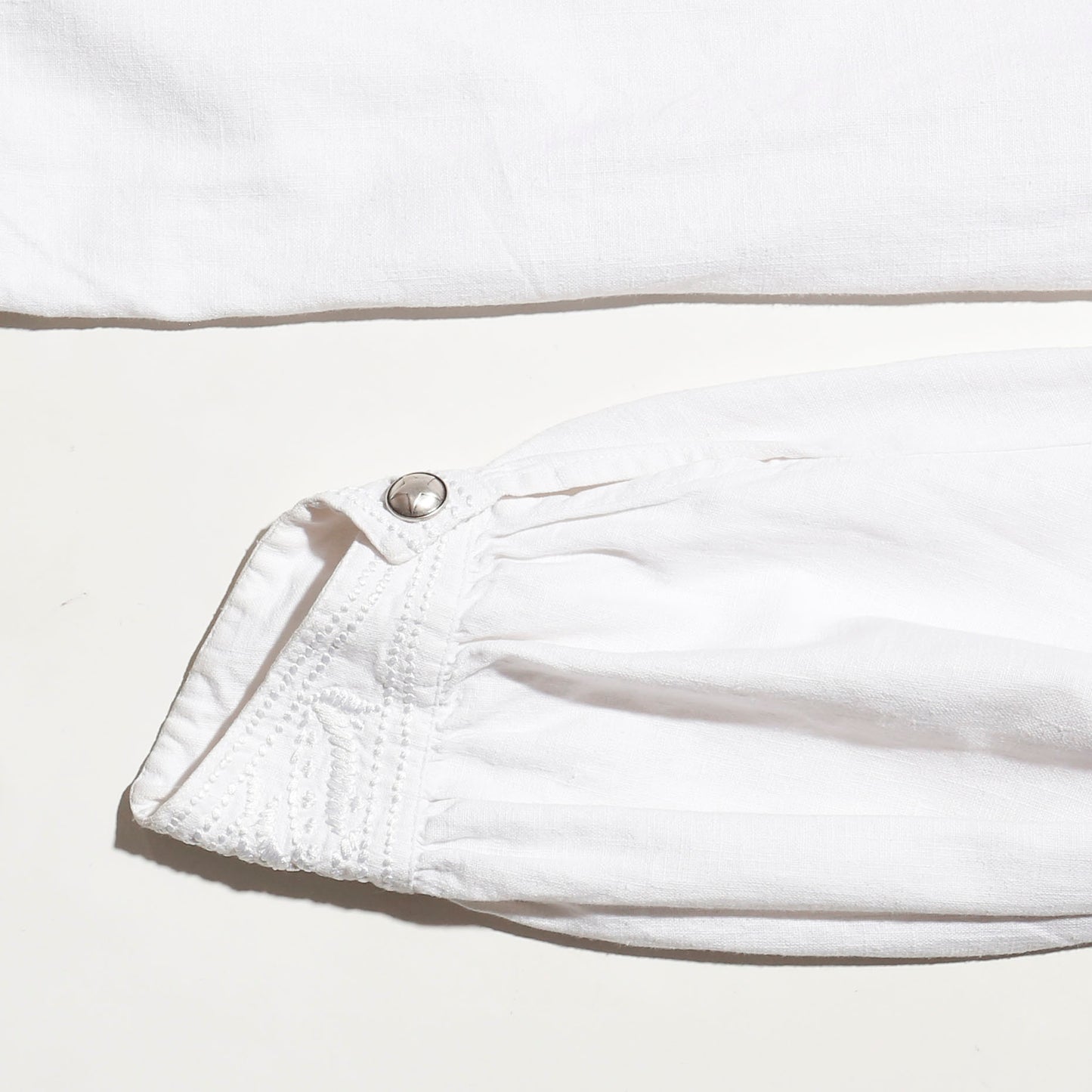 vintage euro smocking folklore shirt