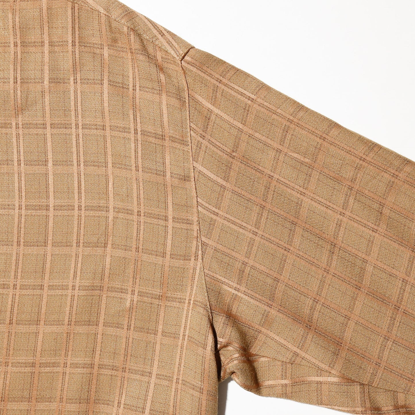 *one-off cropped bowtie check shirt