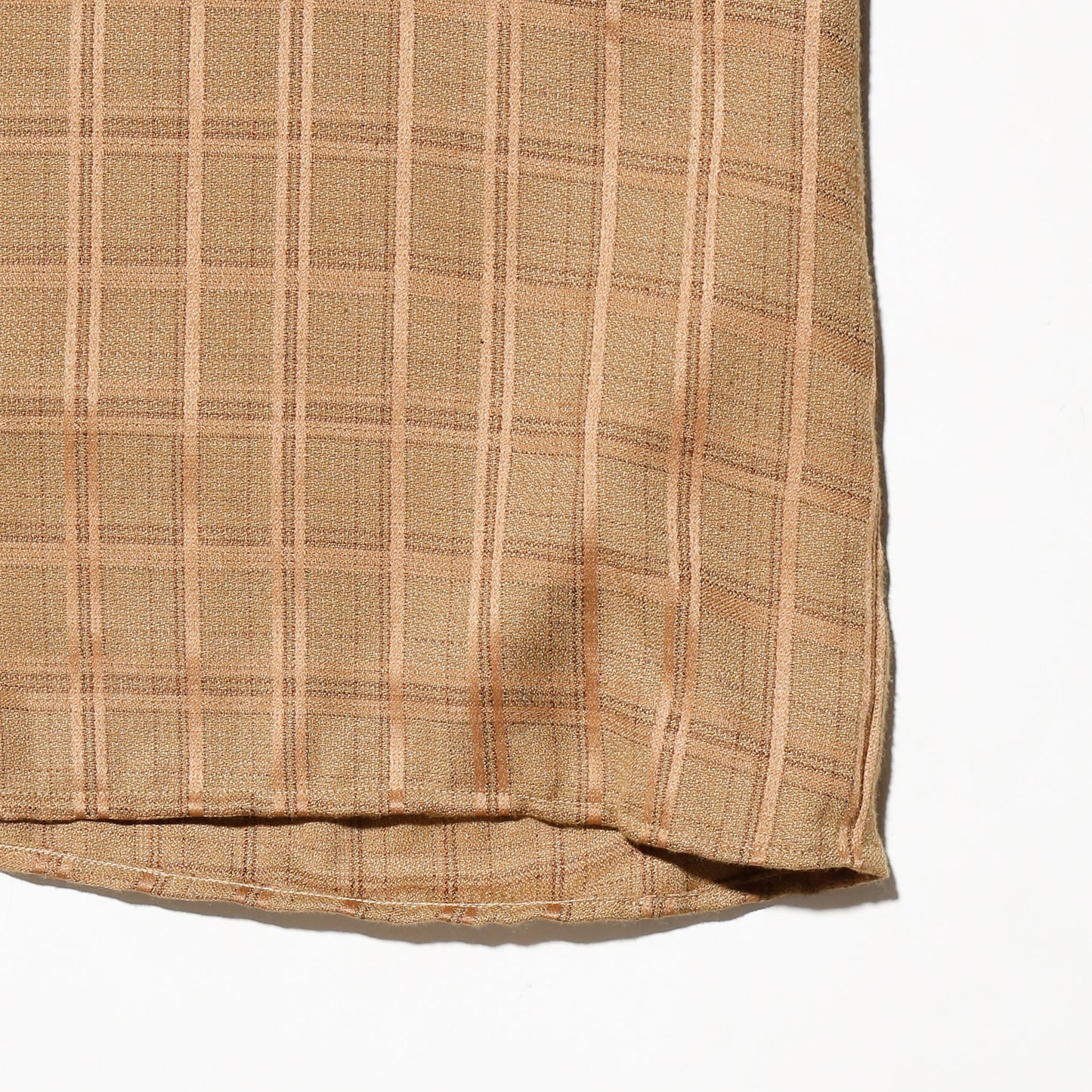 *one-off cropped bowtie check shirt