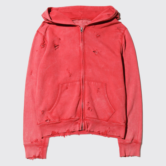 *one-off back flag broken hoodie