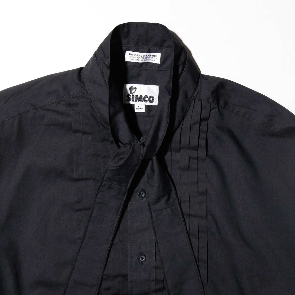 *one-off cropped bowtie dress shirt