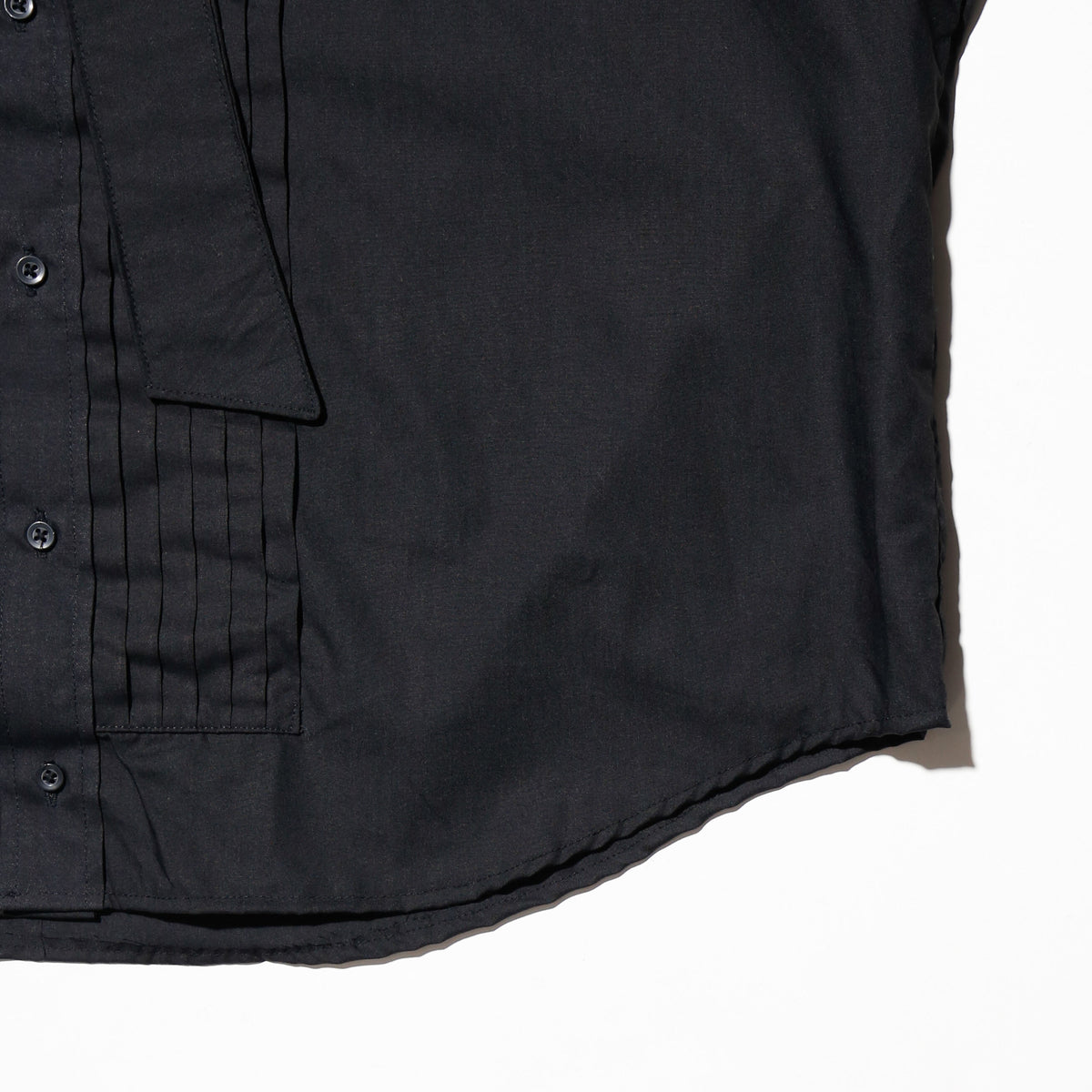 *one-off cropped bowtie dress shirt