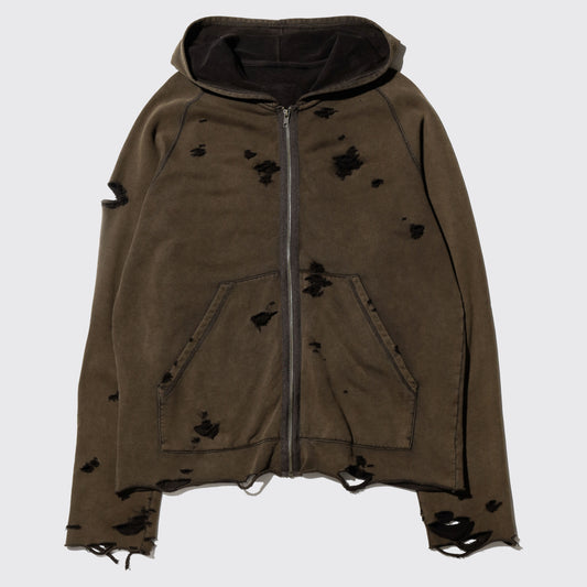 *one-off dust broken hoodie