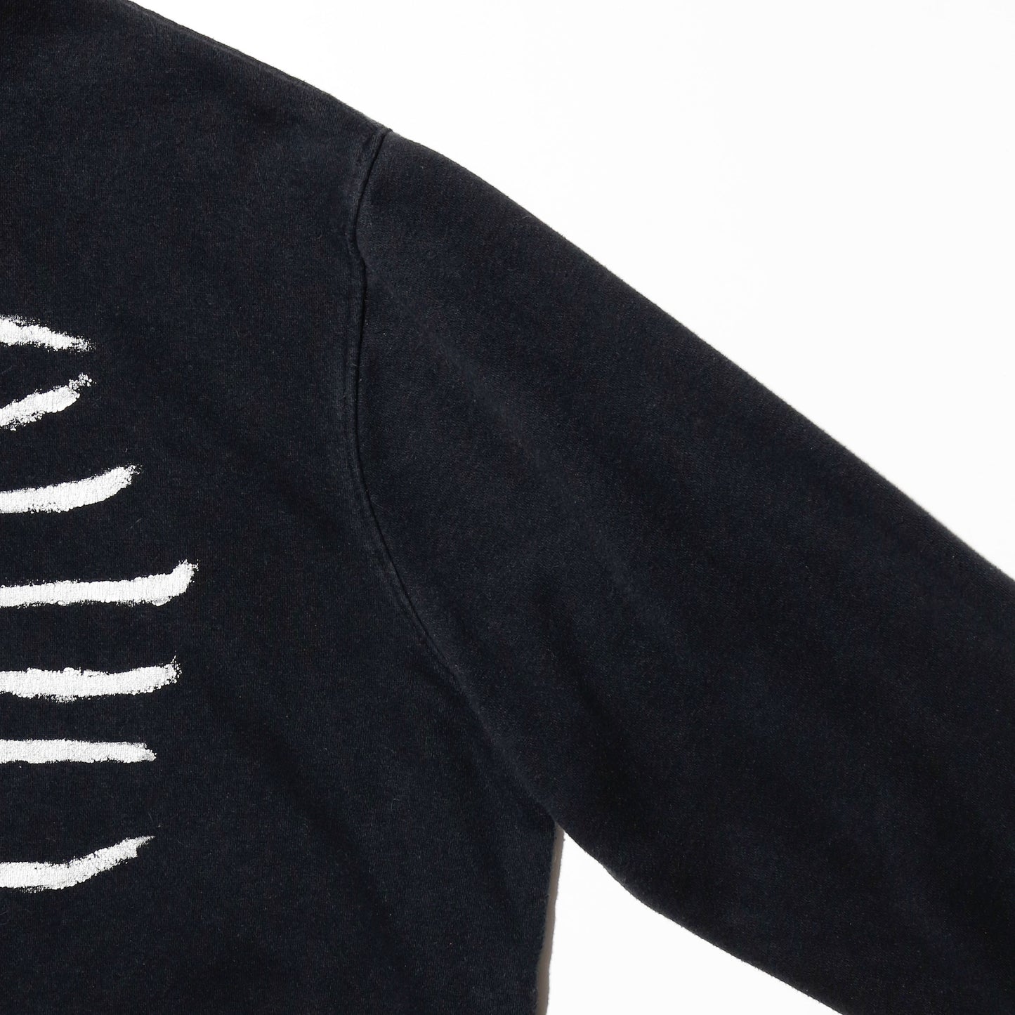 vintage skeleton hand painted hoodie