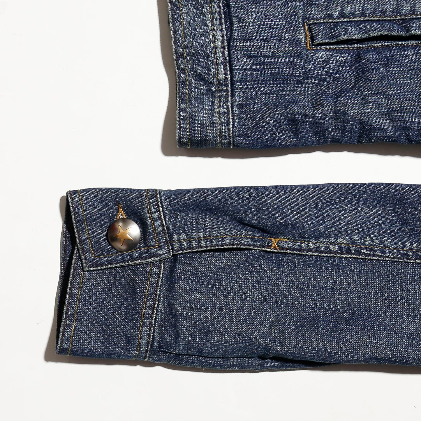 vintage western broderied trucker jacket