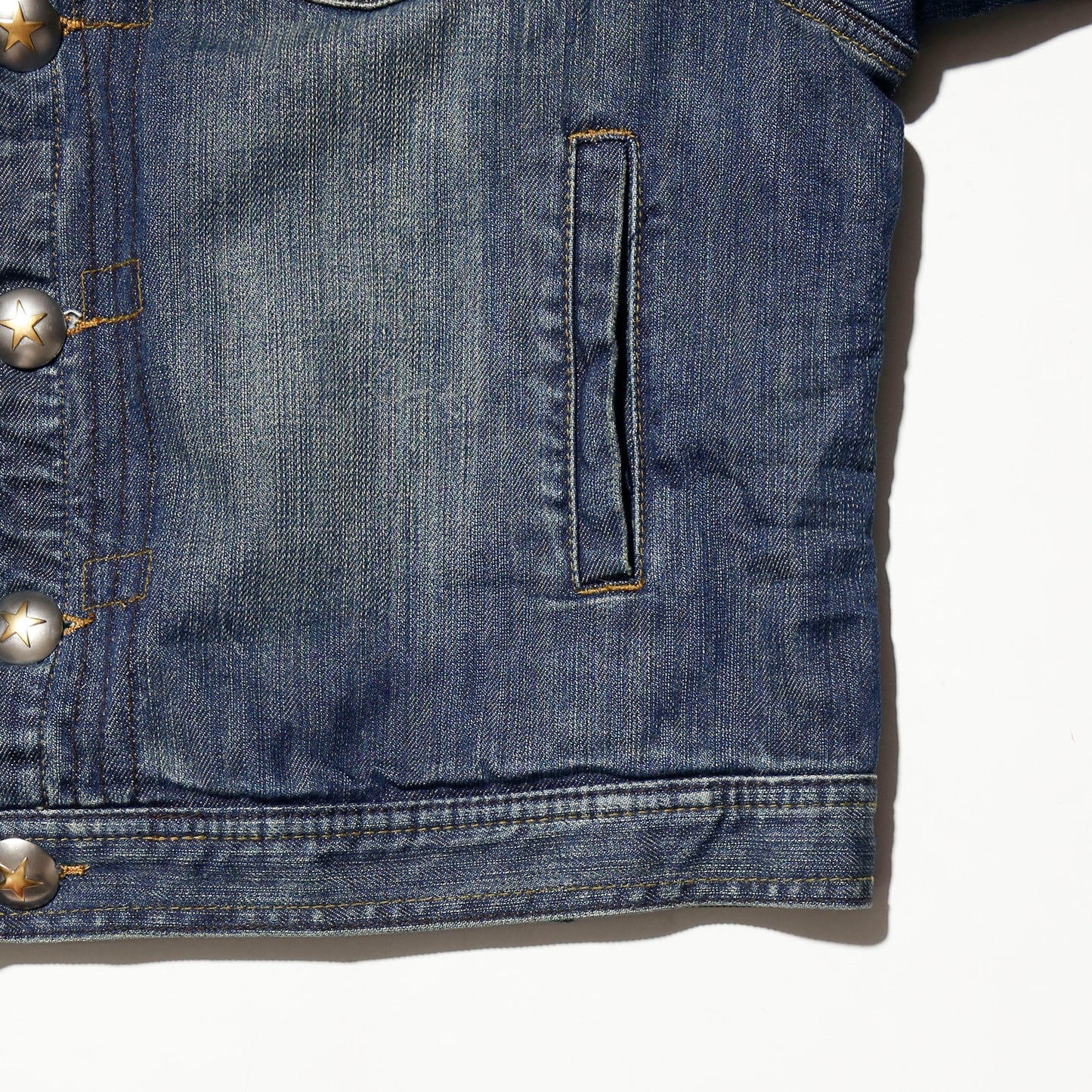vintage western broderied trucker jacket