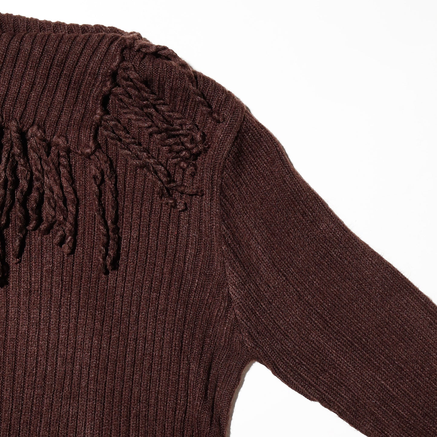 vintage tassel fringe sweater