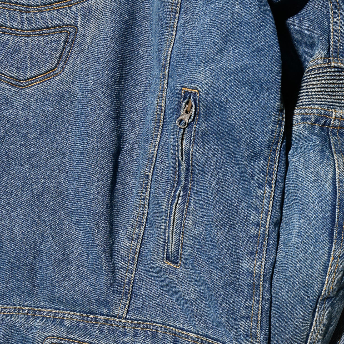 vintage 00's denim motorcycle jacket , detachable liner