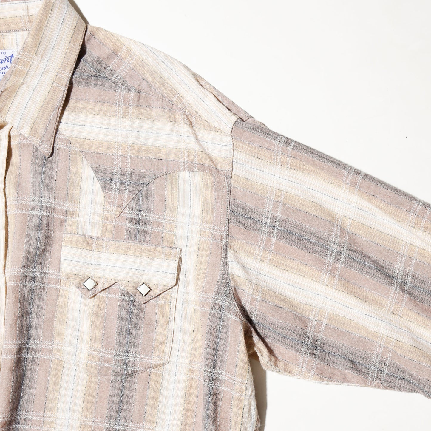 vintage rockmount check western shirt