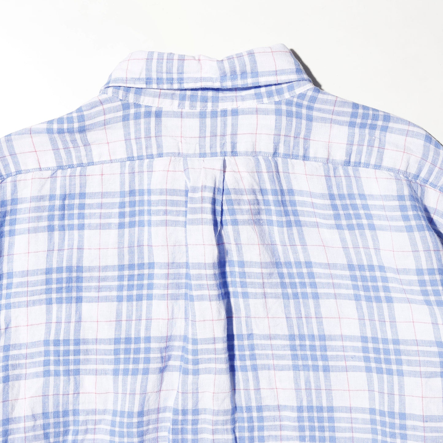 vintage brooks brothers check  linen shirt