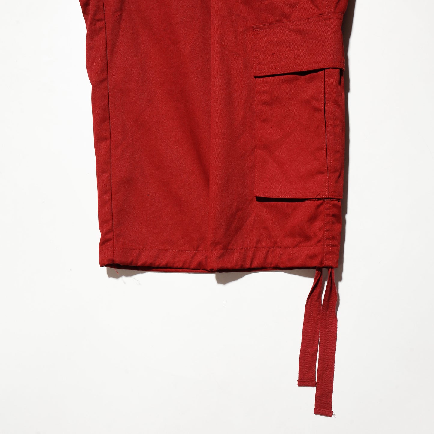 vintage belted center tuck cargo shorts