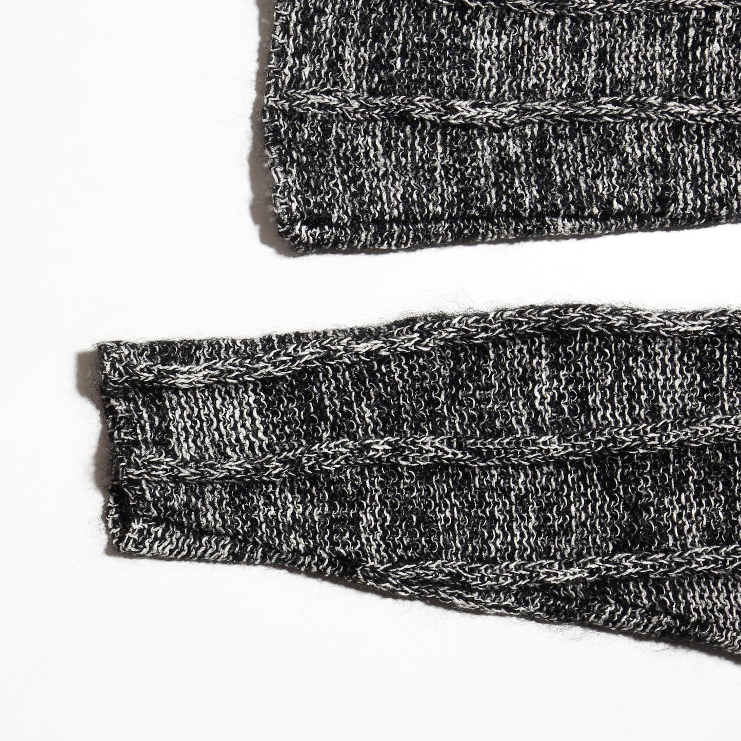 vintage melange silk cropped cardigan