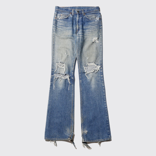 *one-off levi's 517 broken jeans