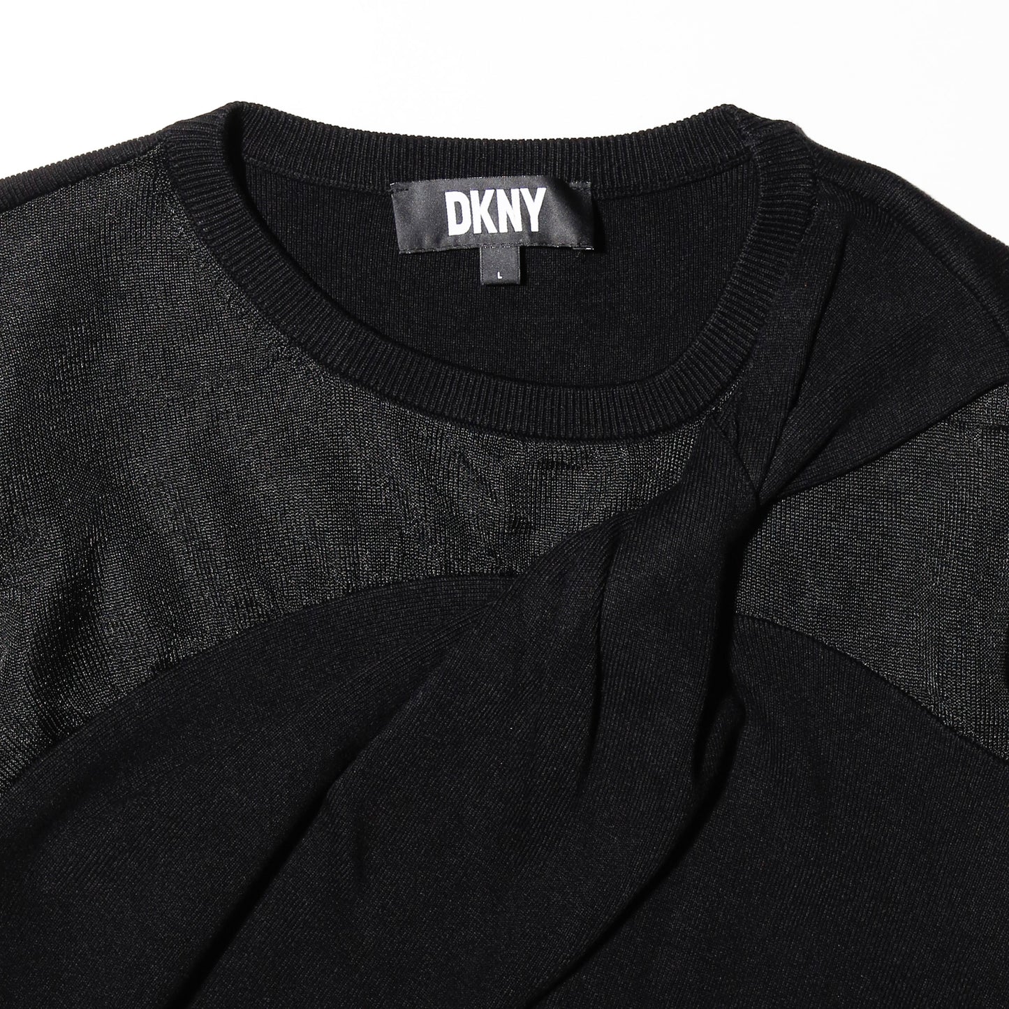 vintage donna karan twisted asymmetry cut sew