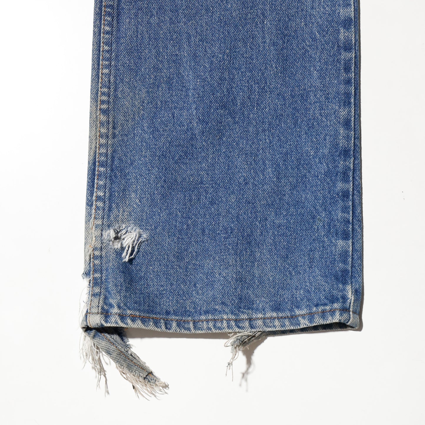 *one-off levi's 517 broken jeans