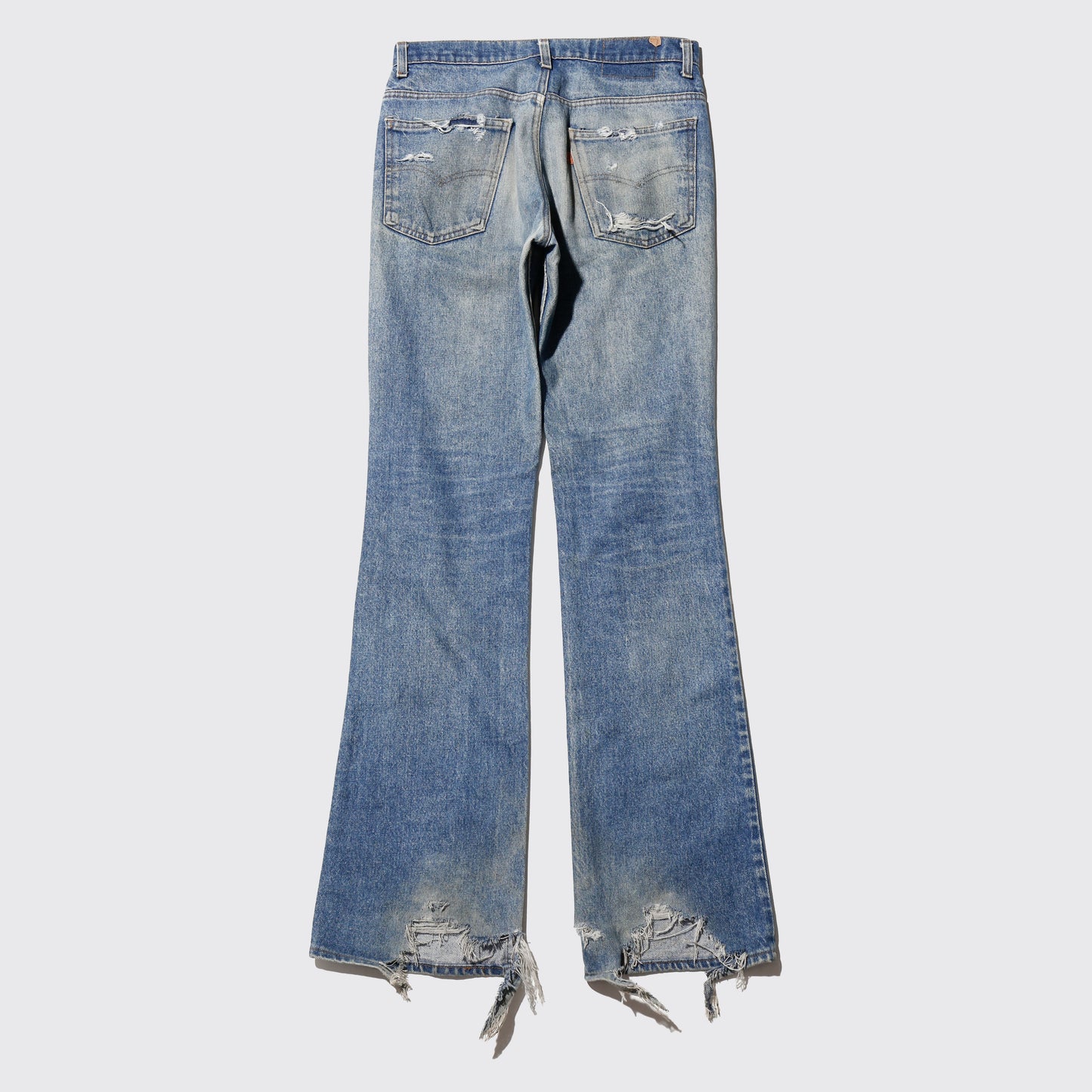*one-off levi's 517 broken jeans