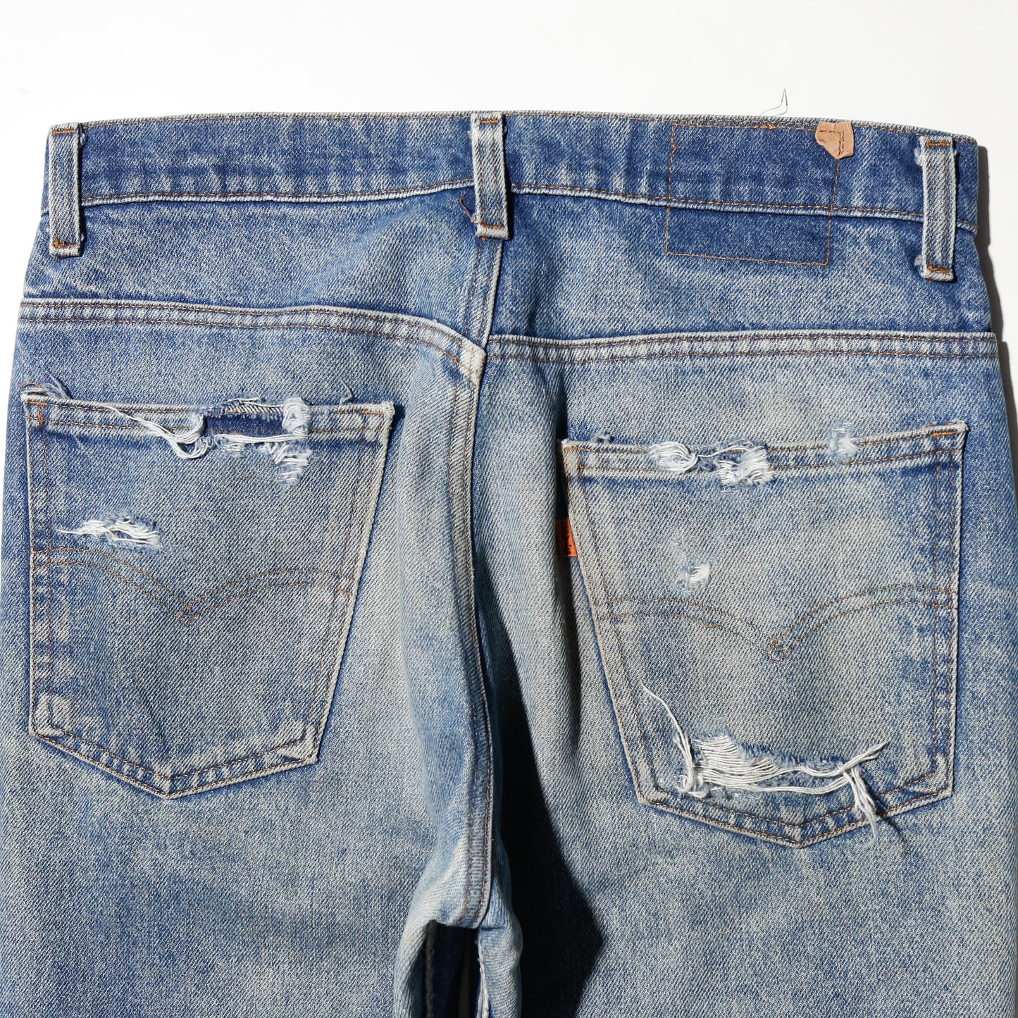 *one-off levi's 517 broken jeans