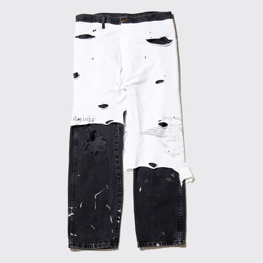 *one-off broken layer trousers