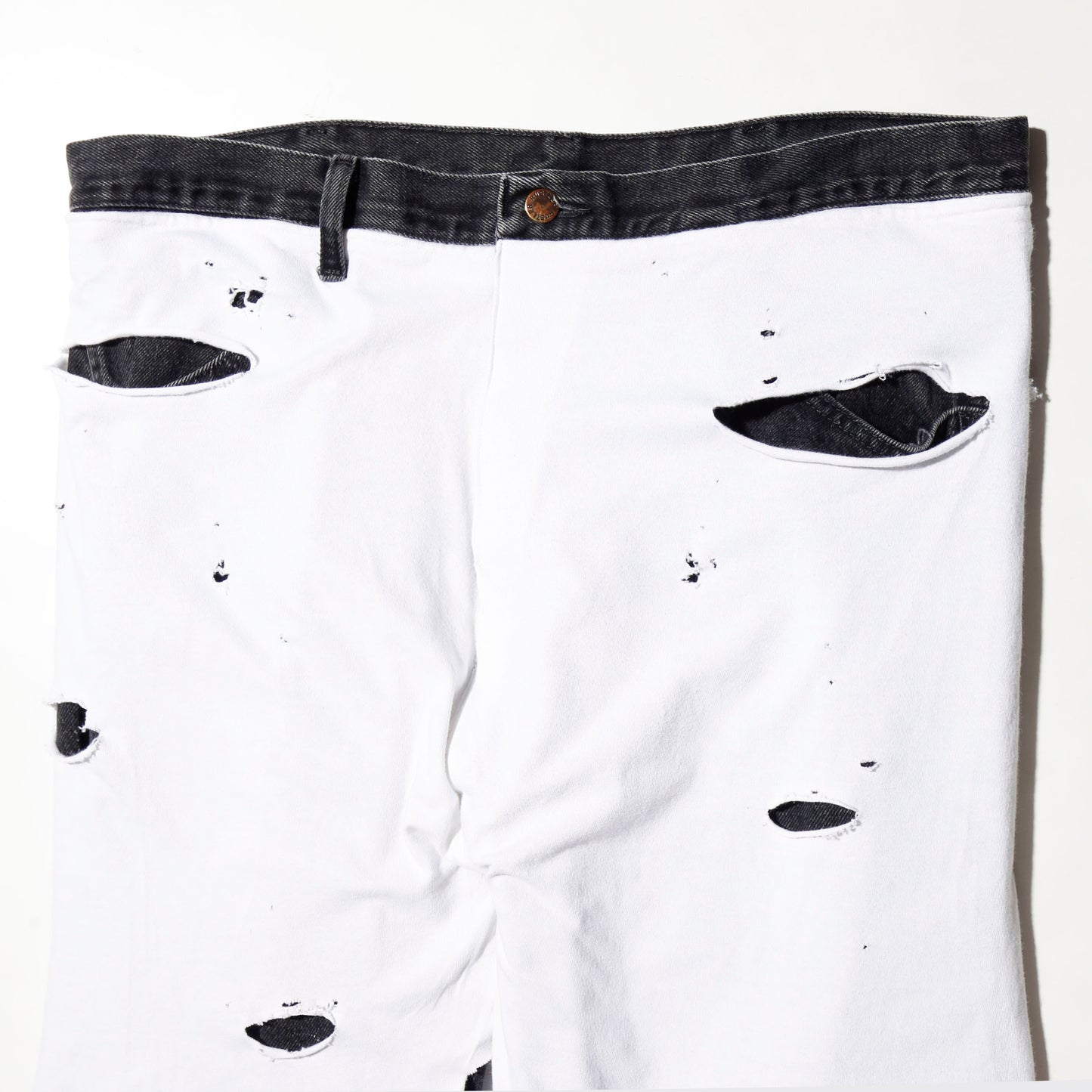 *one-off broken layer trousers