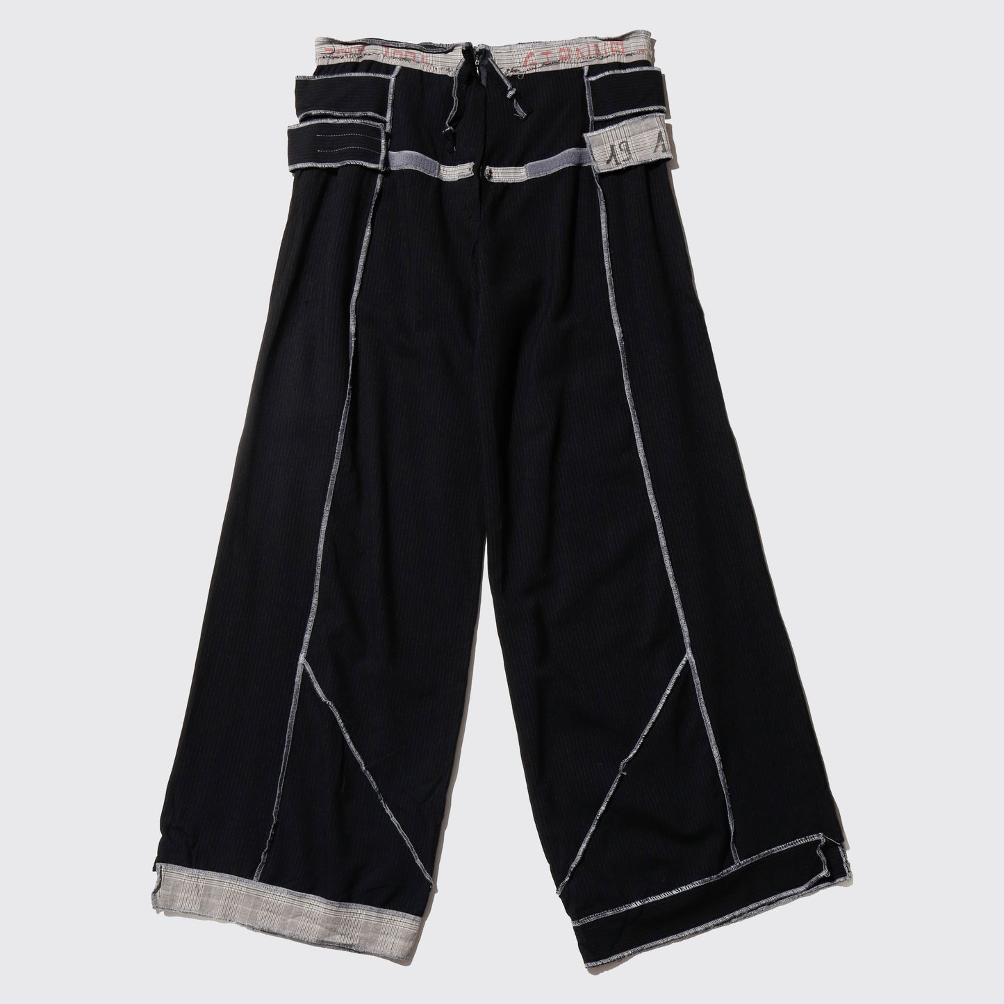 vintage euro rebuild stripe trousers
