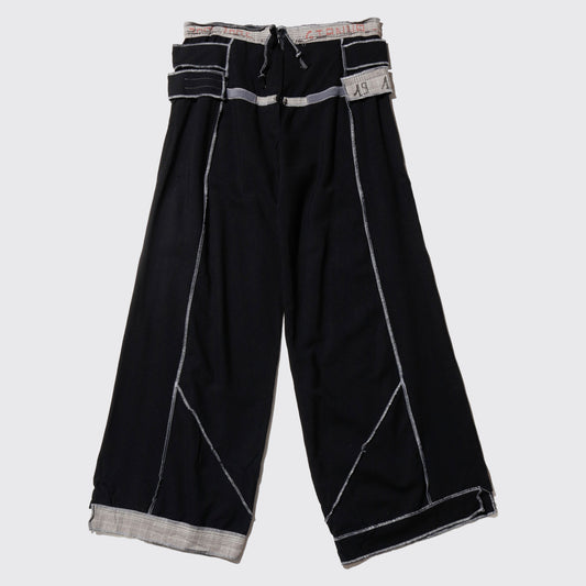 vintage euro rebuild stripe trousers