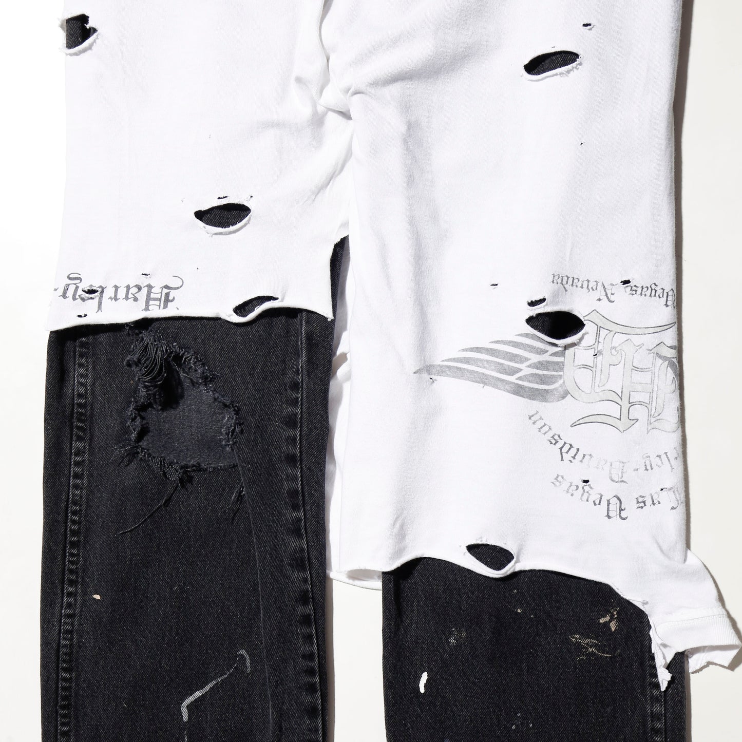 *one-off broken layer trousers