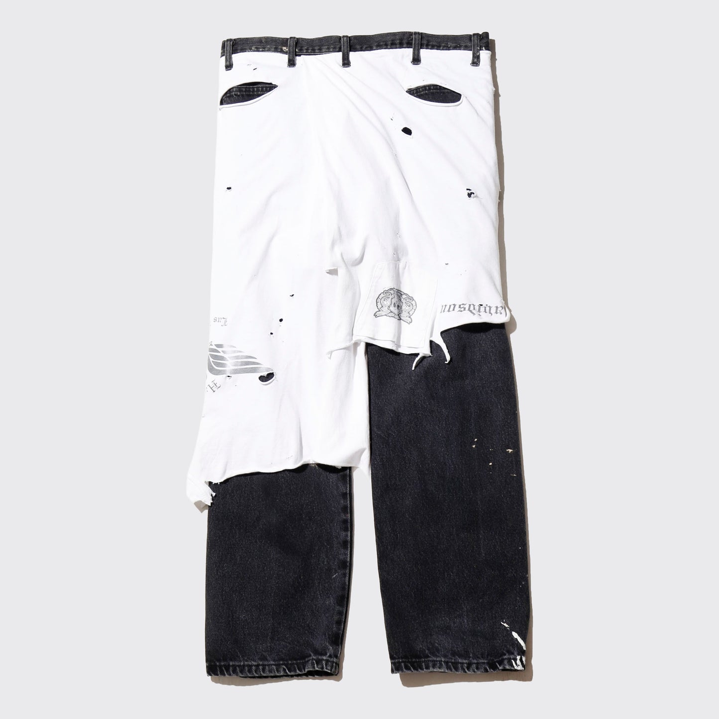 *one-off broken layer trousers