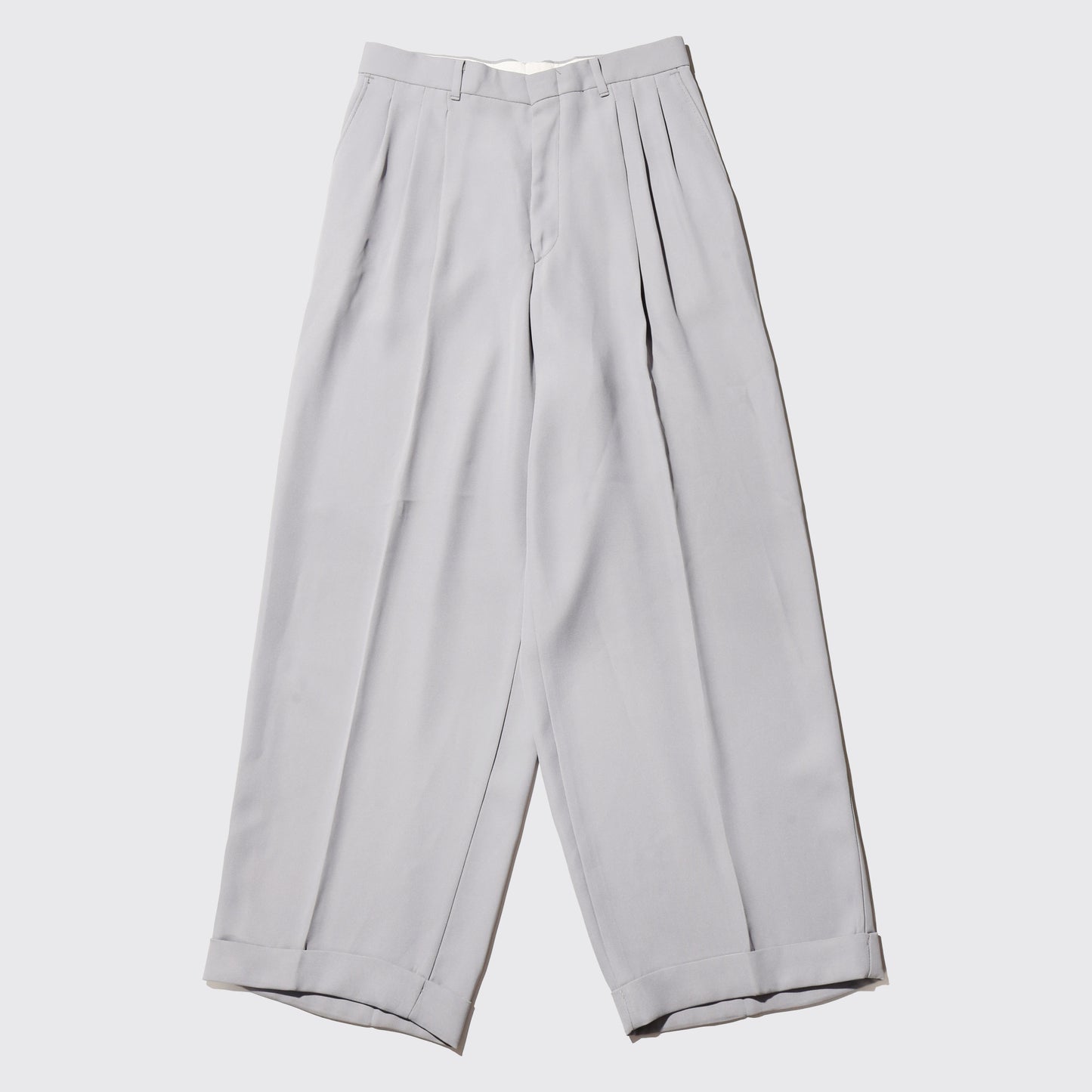 vintage tucked wide slacks