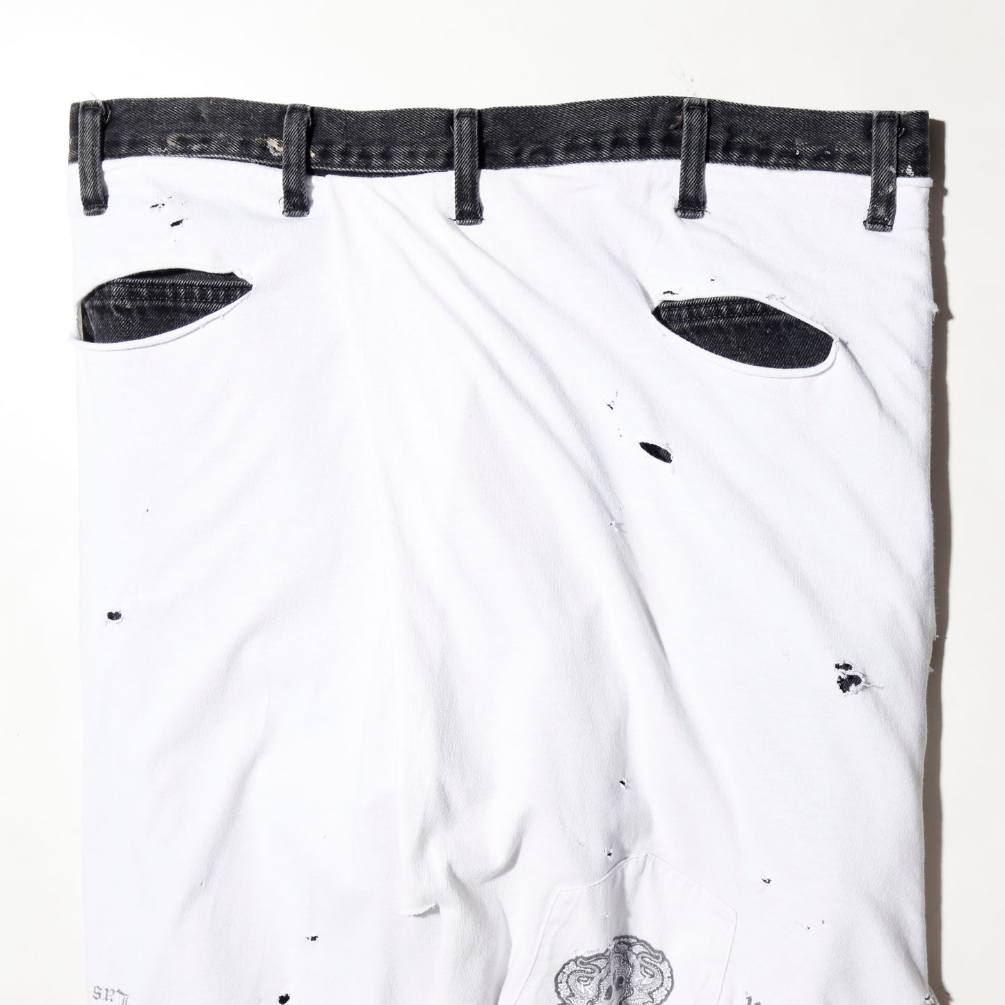 *one-off broken layer trousers