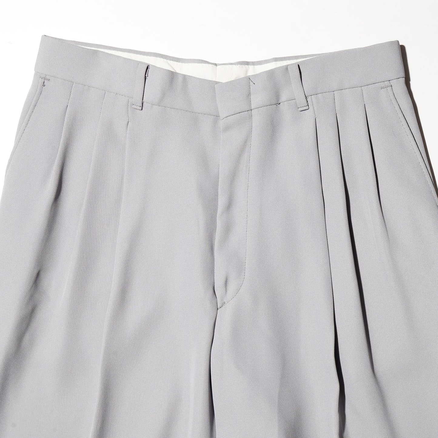 vintage tucked wide slacks