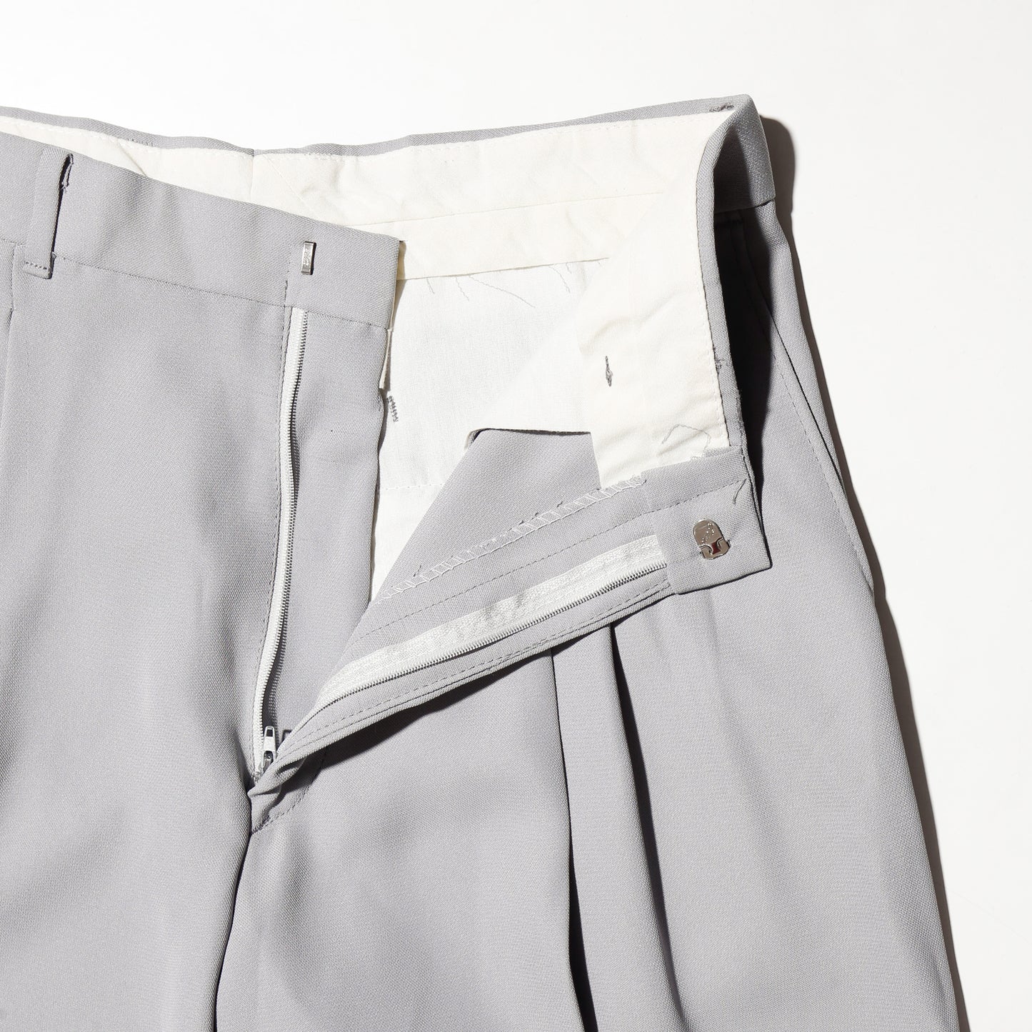vintage tucked wide slacks