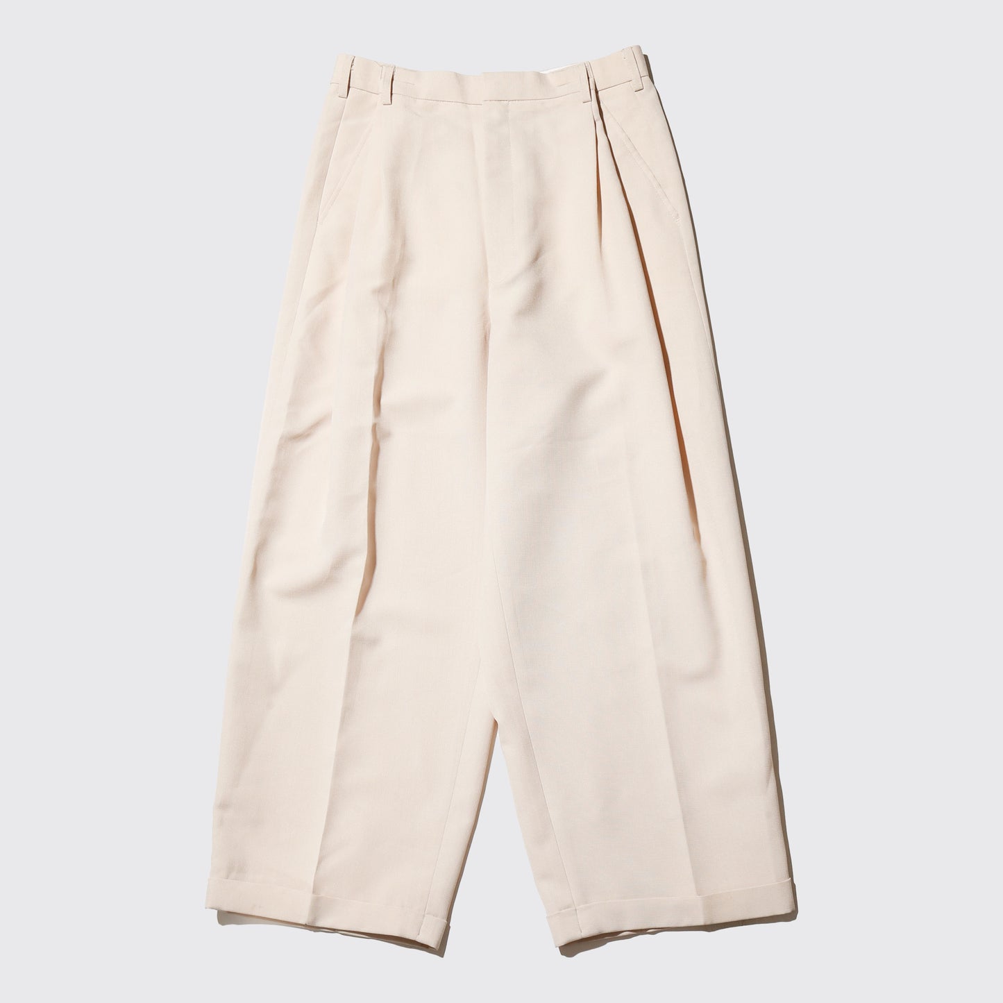 vintage tucked wide slacks