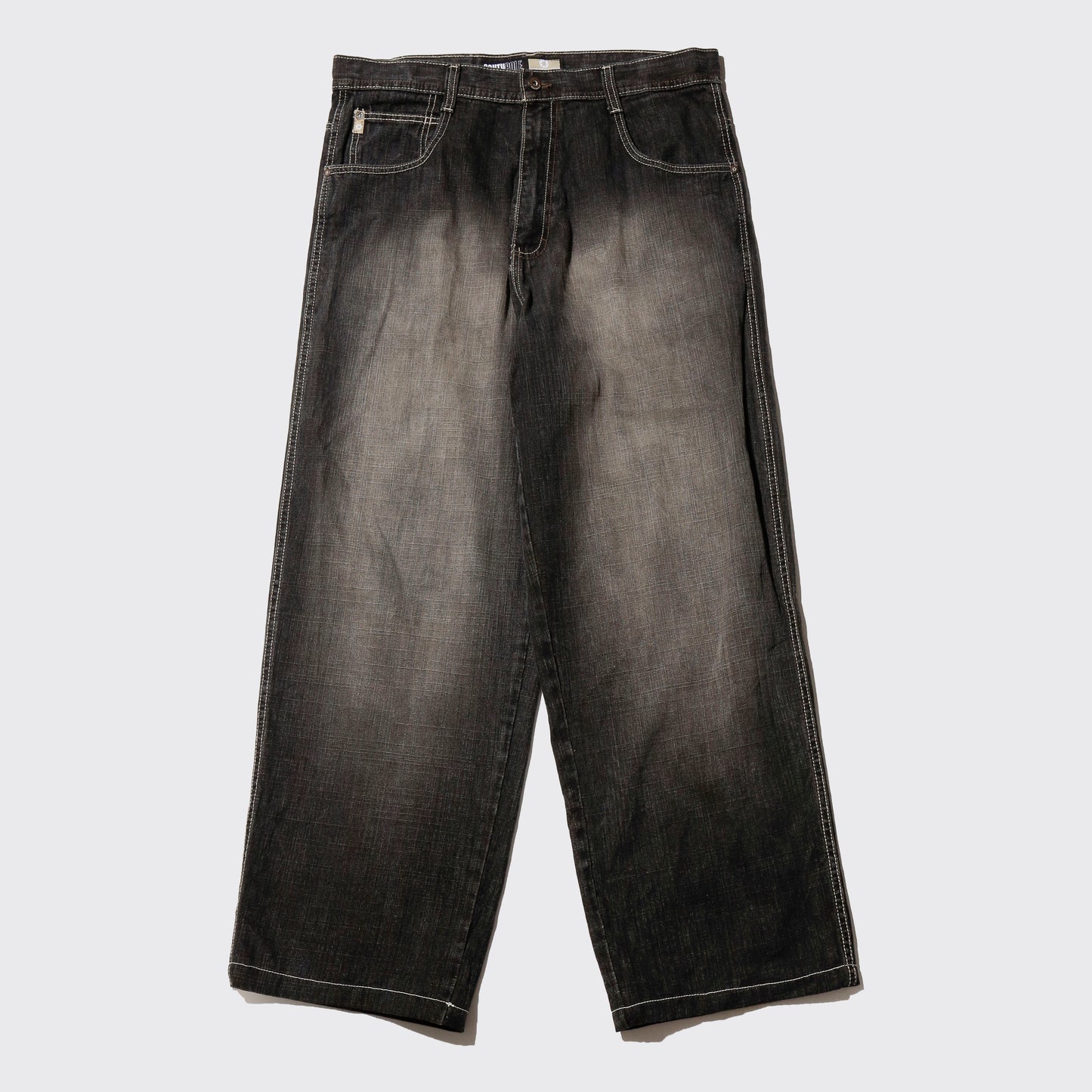vintage south pole faded baggy jeans