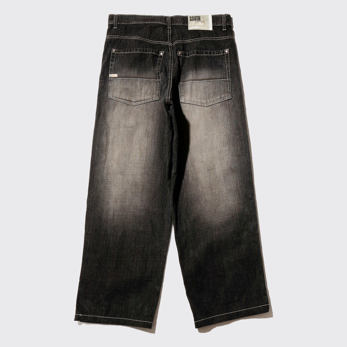 vintage south pole faded baggy jeans