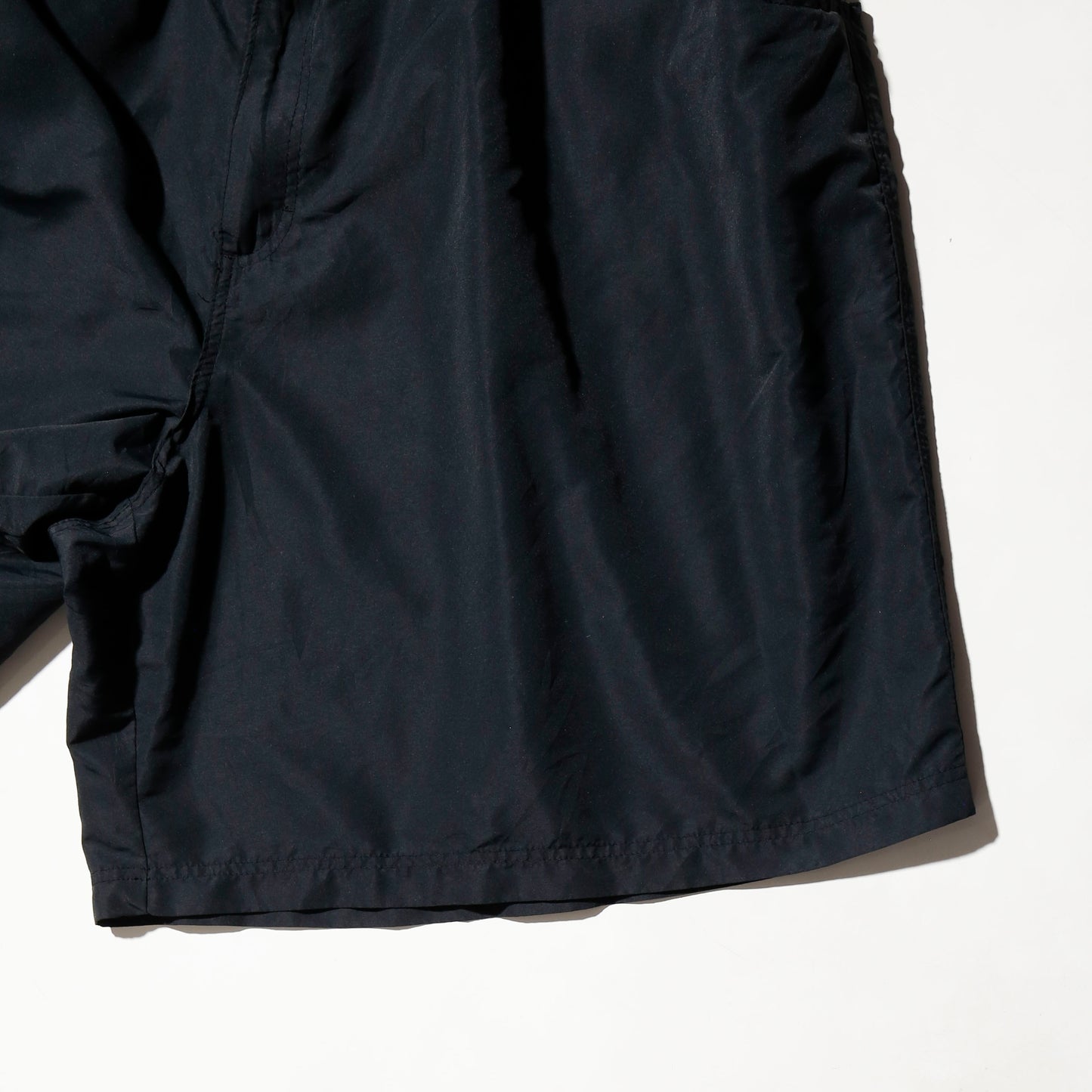 vintage belted nylon bermuda shorts