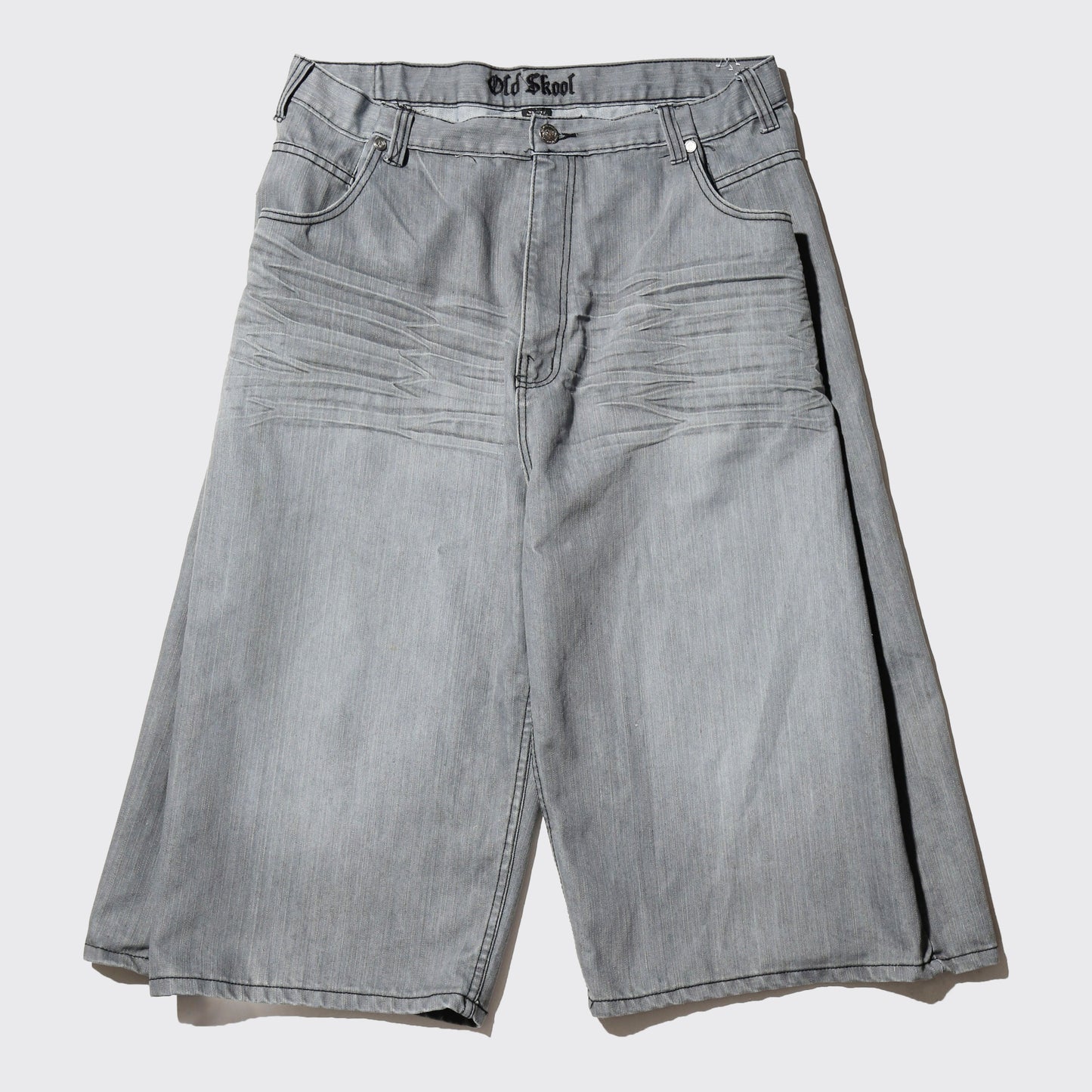 vintage whiskered denim shorts *resized